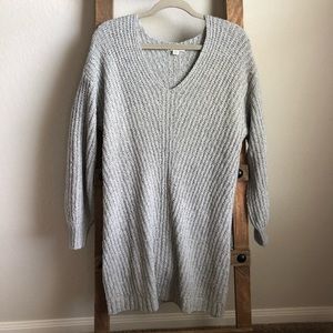 AE American Eagle gray sweater dress size medium